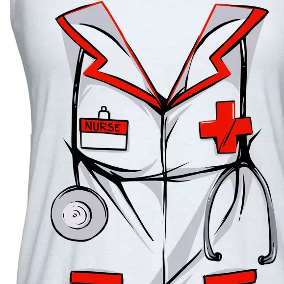 Nurse Medical Costume Suit Ladies Essential Flowy Tank