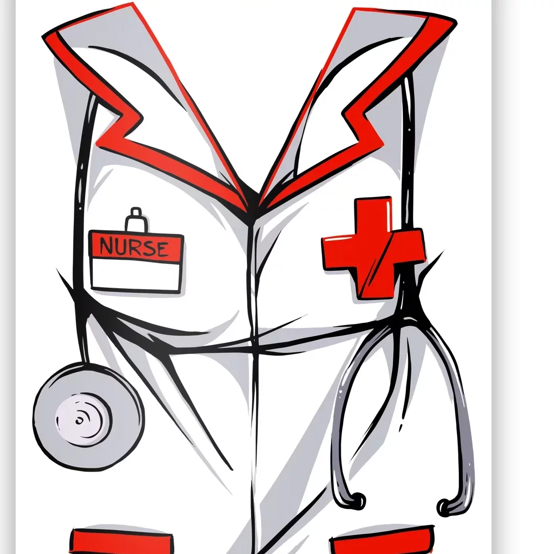 Nurse Medical Costume Suit Poster