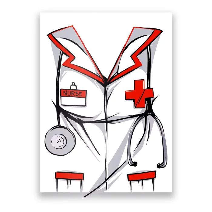 Nurse Medical Costume Suit Poster