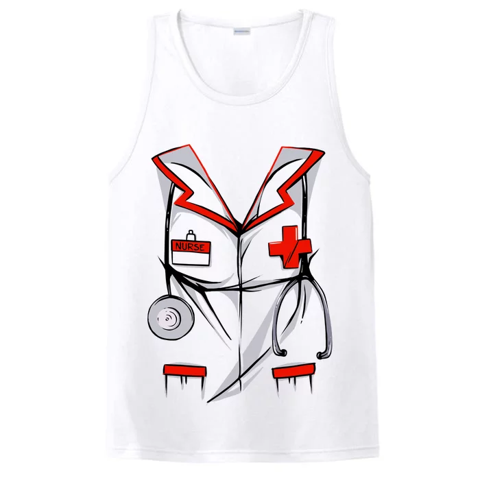 Nurse Medical Costume Suit Performance Tank