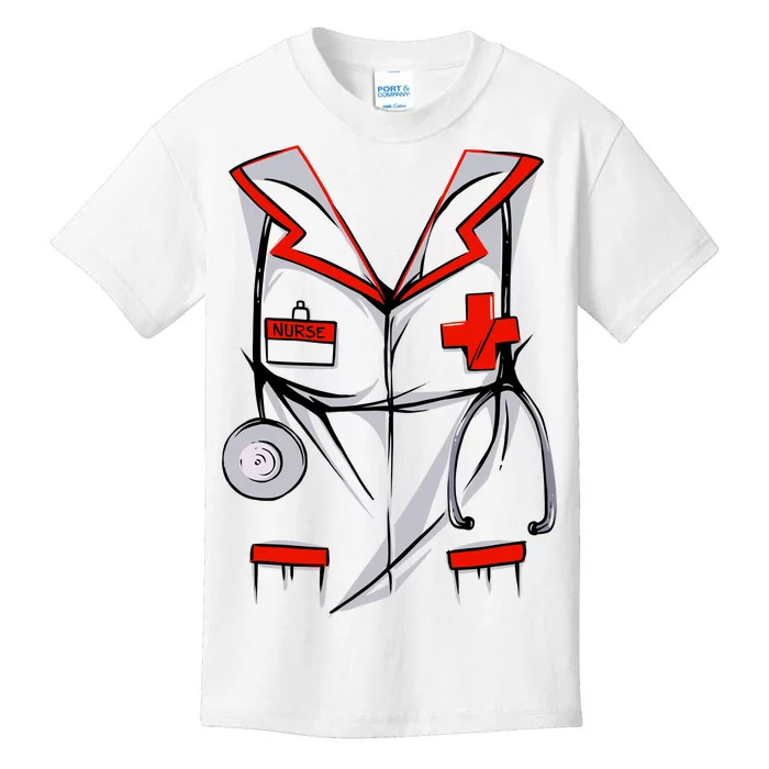 Nurse Medical Costume Suit Kids T-Shirt