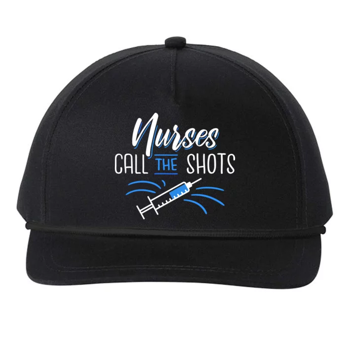 Nurses Call The Shots Snapback Five-Panel Rope Hat