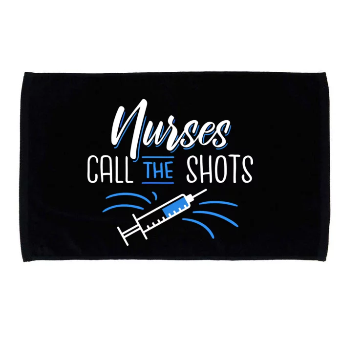 Nurses Call The Shots Microfiber Hand Towel