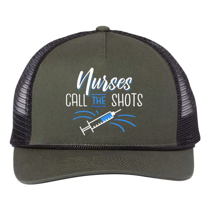 Nurses Call The Shots Retro Rope Trucker Hat Cap