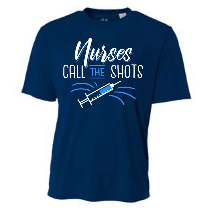 Nurses Call The Shots Cooling Performance Crew T-Shirt