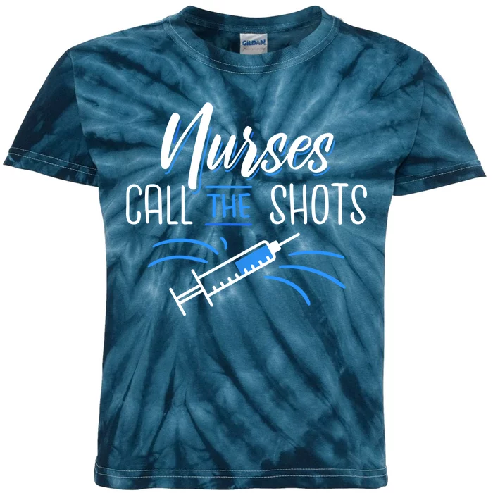 Nurses Call The Shots Kids Tie-Dye T-Shirt