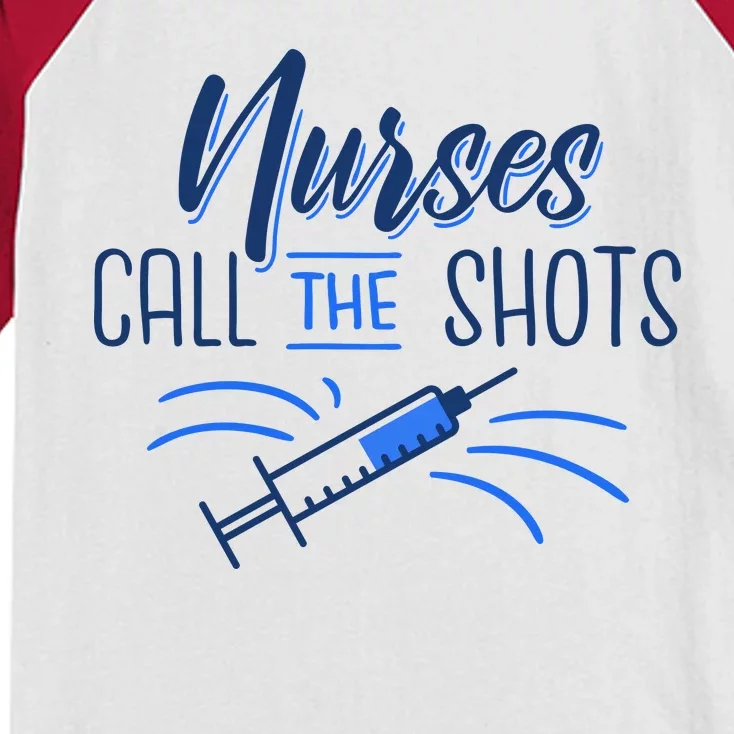 Nurses Call The Shots Kids Colorblock Raglan Jersey