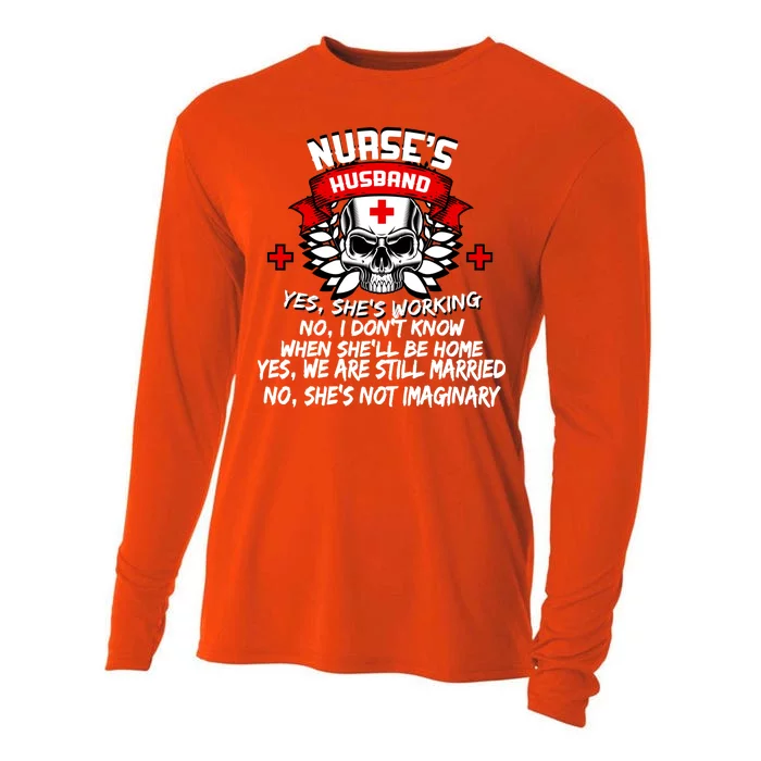 Nurse's Husband Cooling Performance Long Sleeve Crew