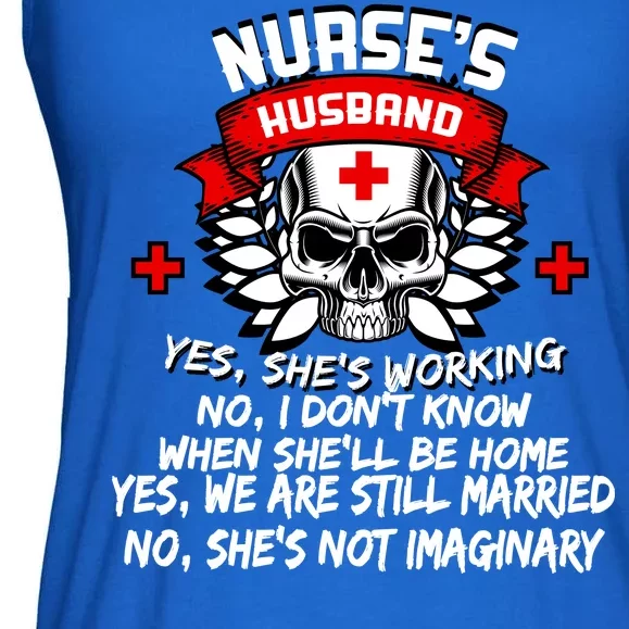 Nurse's Husband Ladies Essential Flowy Tank