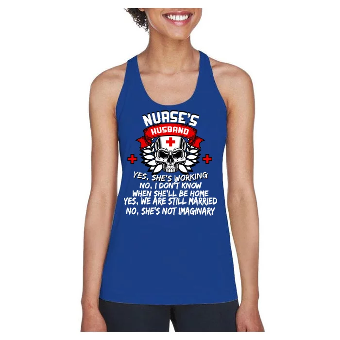 Nurse's Husband Women's Racerback Tank