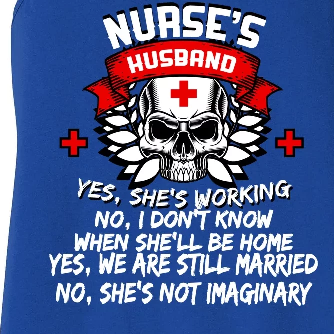 Nurse's Husband Women's Racerback Tank