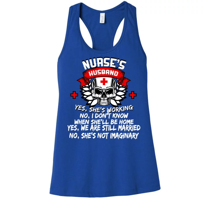 Nurse's Husband Women's Racerback Tank