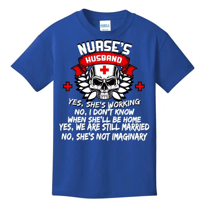 Nurse's Husband Kids T-Shirt