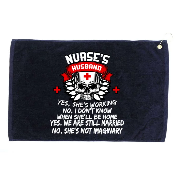 Nurse's Husband Grommeted Golf Towel