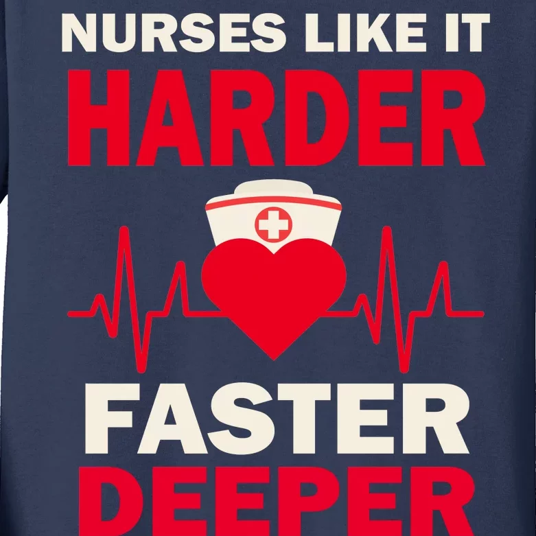 Nurses Like It CPR Save Lives Kids Long Sleeve Shirt