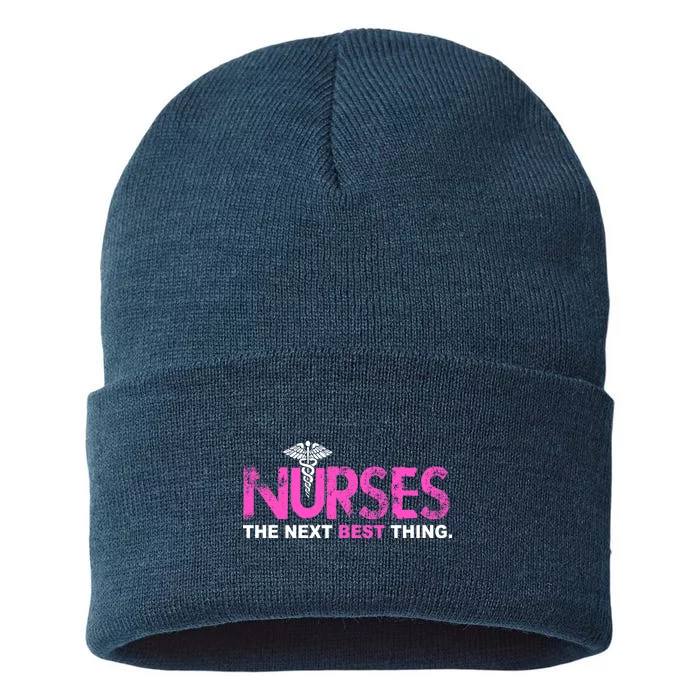 Nurses The Next Best Thing Sustainable Knit Beanie