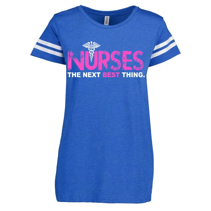 Nurses The Next Best Thing Enza Ladies Jersey Football T-Shirt