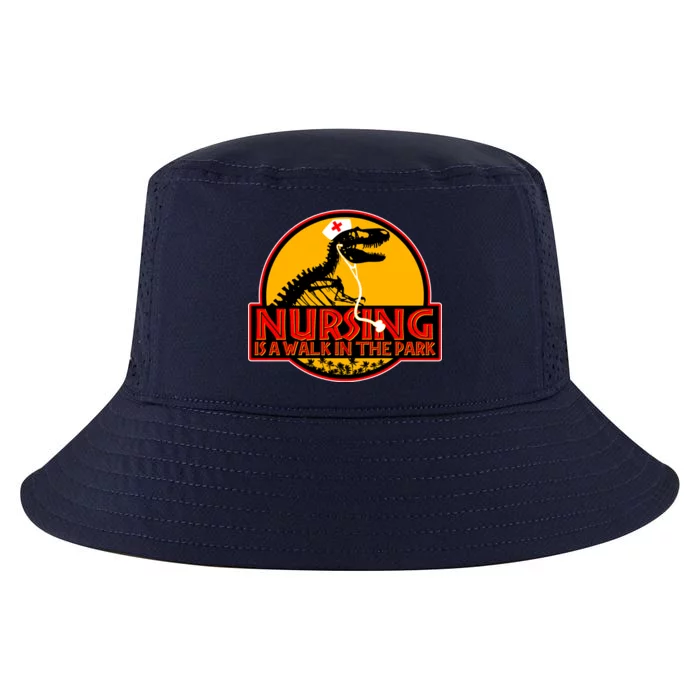 Nursing Is A Walk In The Park Funny Cool Comfort Performance Bucket Hat