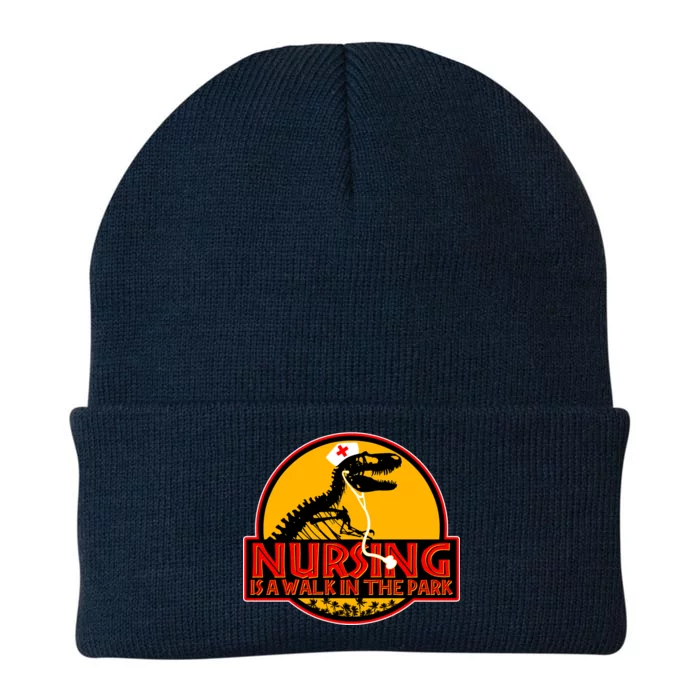 Nursing Is A Walk In The Park Funny Knit Cap Winter Beanie