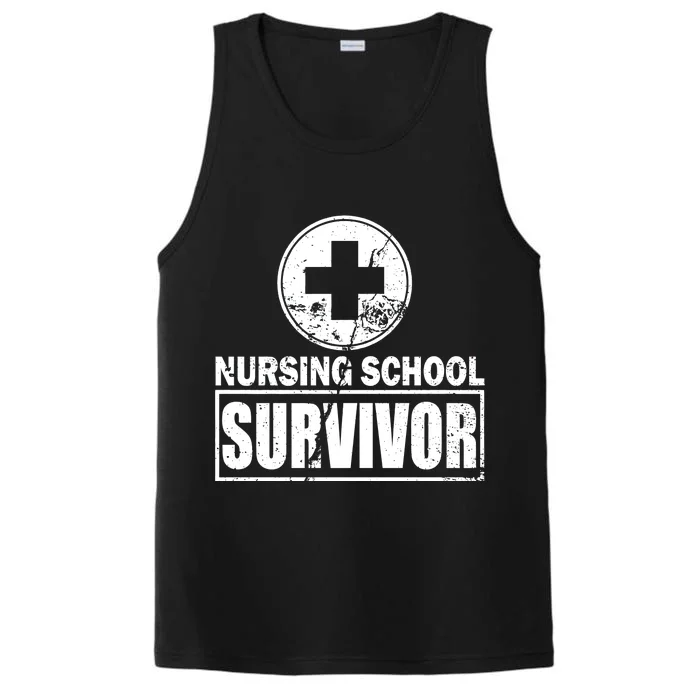 Nursing School Survivor Performance Tank