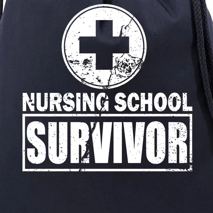 Nursing School Survivor Drawstring Bag