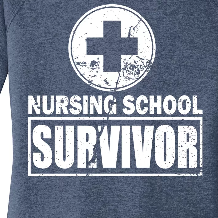 Nursing School Survivor Women's Perfect Tri Tunic Long Sleeve Shirt