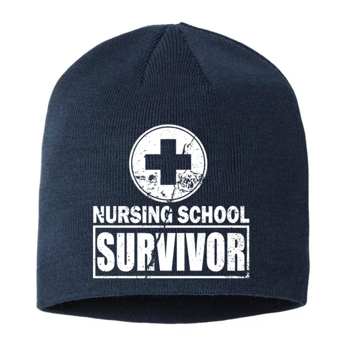 Nursing School Survivor 8 1/2in Sustainable Knit Beanie