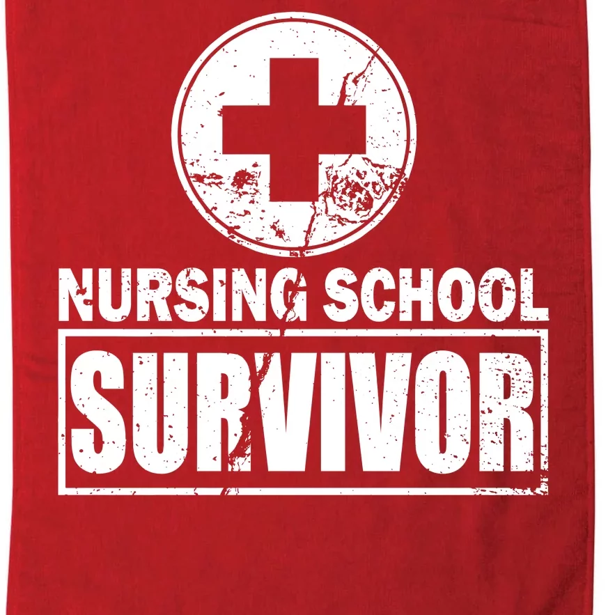 Nursing School Survivor Platinum Collection Golf Towel