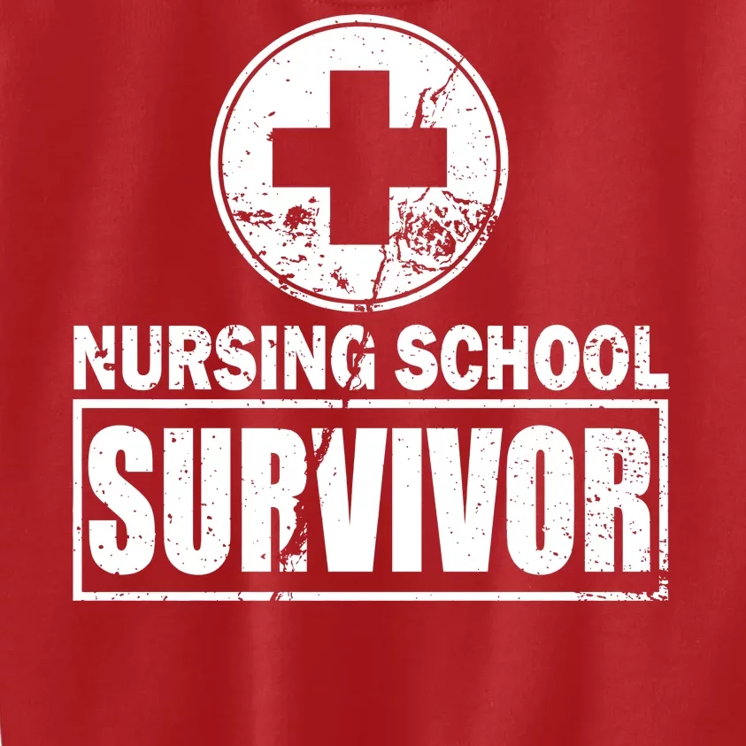 Nursing School Survivor Kids Sweatshirt