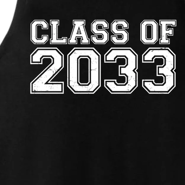 Nurture Class Of 2033 Teacher Students Ladies Tri-Blend Wicking Tank