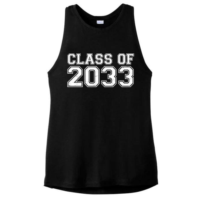 Nurture Class Of 2033 Teacher Students Ladies Tri-Blend Wicking Tank