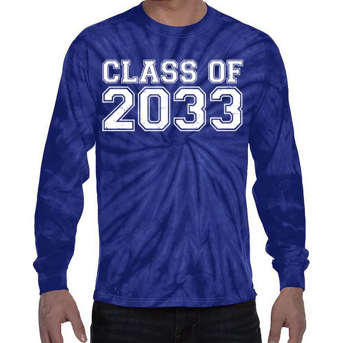 Nurture Class Of 2033 Teacher Students Tie-Dye Long Sleeve Shirt