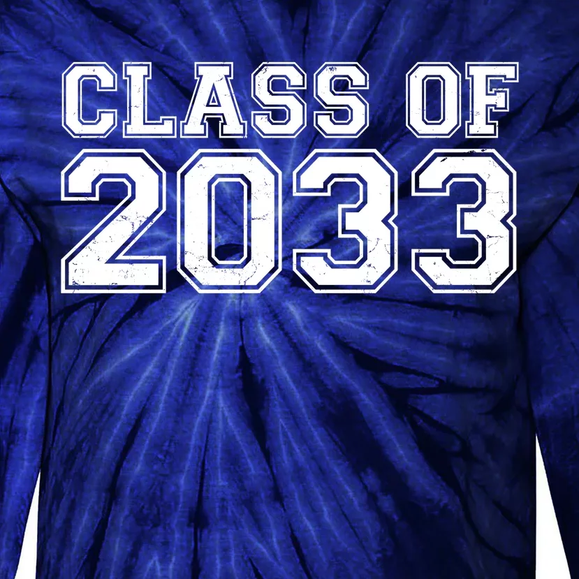 Nurture Class Of 2033 Teacher Students Tie-Dye Long Sleeve Shirt