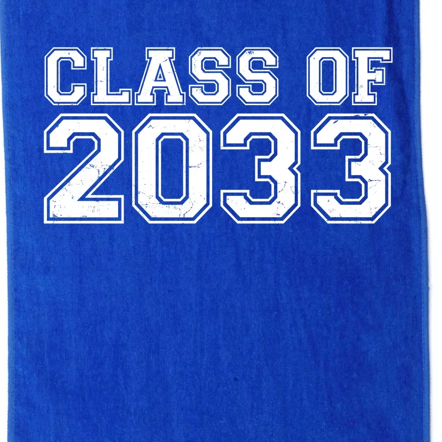 Nurture Class Of 2033 Teacher Students Platinum Collection Golf Towel