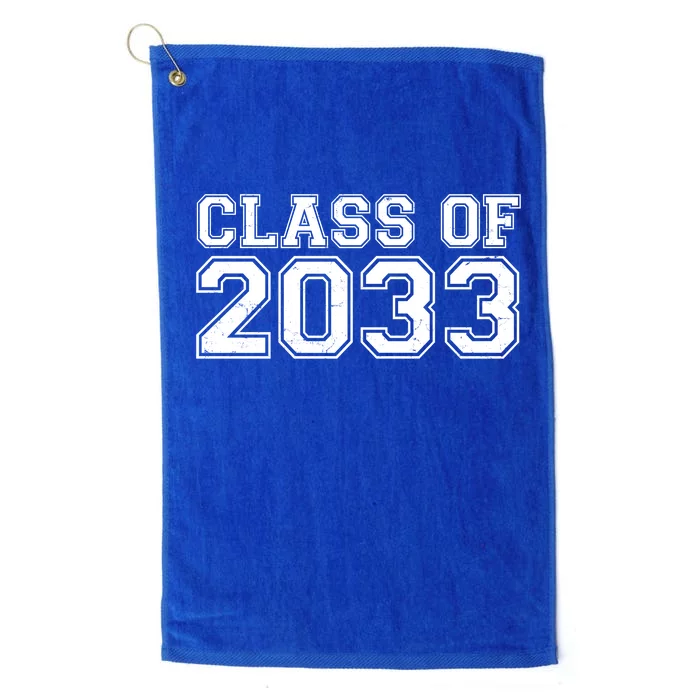 Nurture Class Of 2033 Teacher Students Platinum Collection Golf Towel