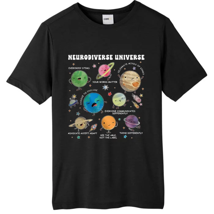 Neurodiverse Universe Space Planet Special Education Teacher ChromaSoft Performance T-Shirt