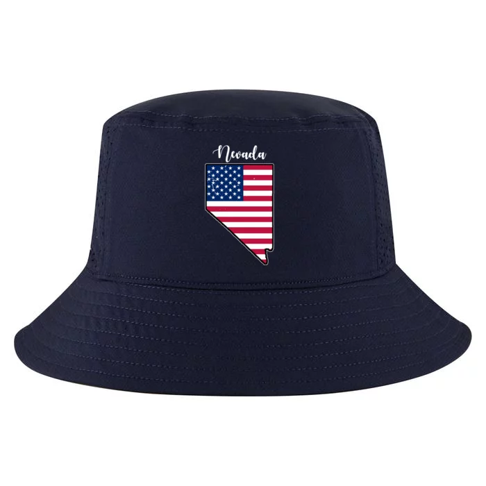 Nevada United States Map Cool Comfort Performance Bucket Hat