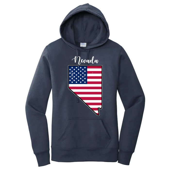 Nevada United States Map Women's Pullover Hoodie