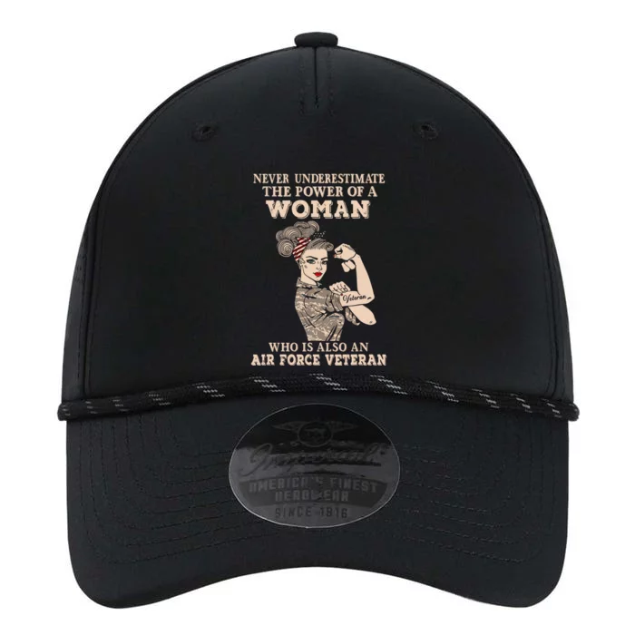 Never Underestimate The Power Of A Woman Air Force Veteran Performance The Dyno Cap