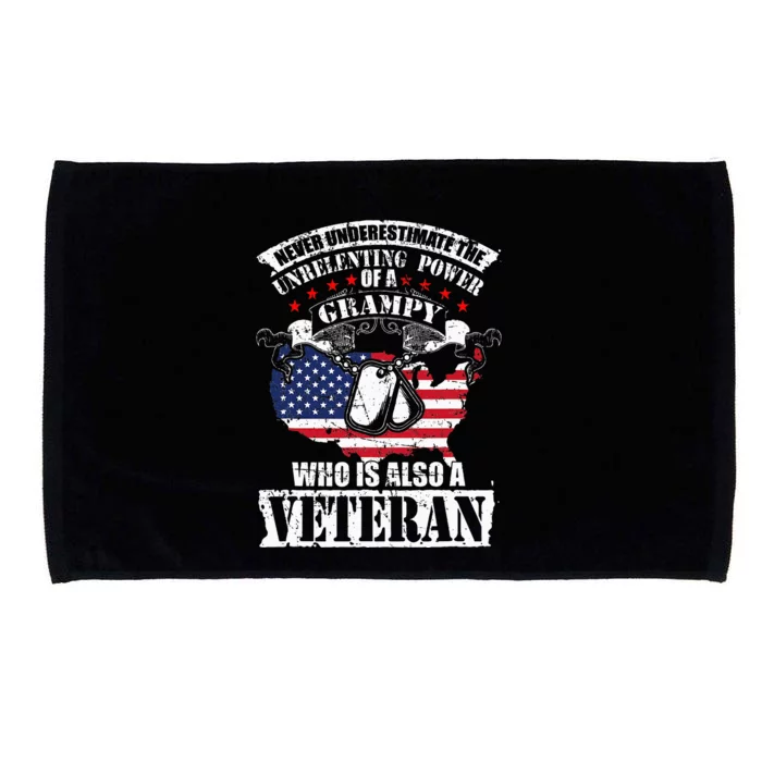 Never Underestimate the Unrelenting Power of Veteran Grampy Microfiber Hand Towel