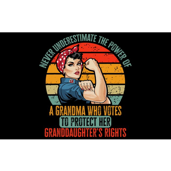 Never Underestimate The Power Of A Grandma Who Votes Bumper Sticker