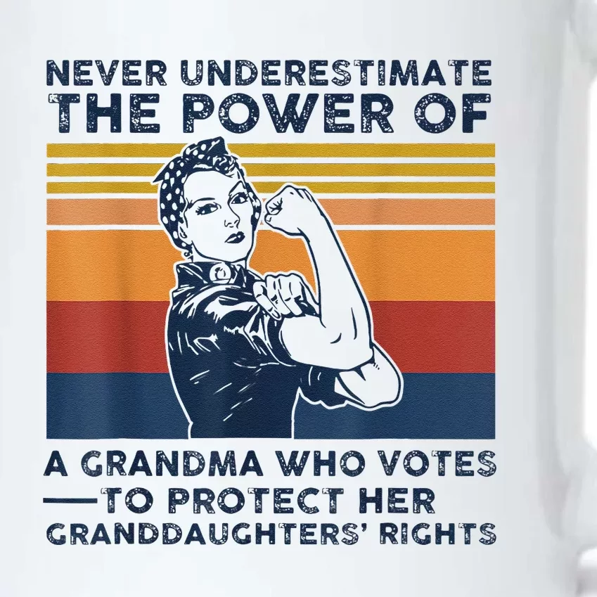 Never Underestimate The Power Of A Grandma Who Votes Black Color Changing Mug