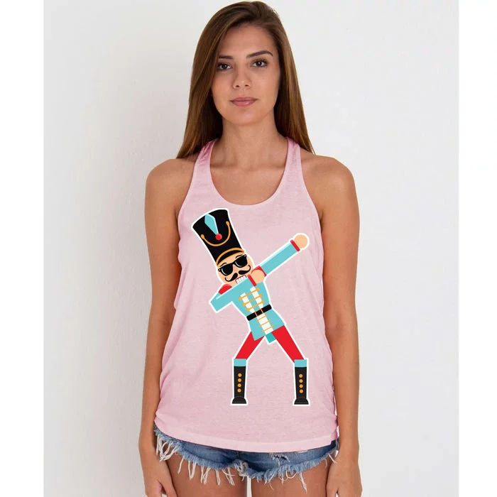 Nutcracker Dab Women's Knotted Racerback Tank