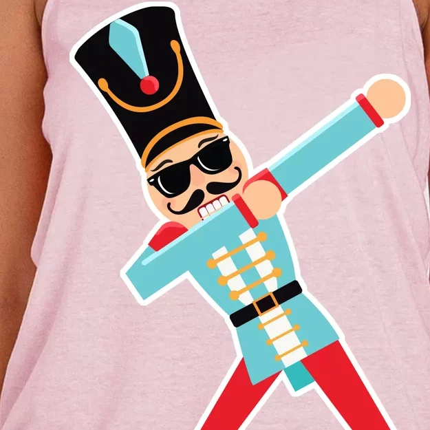 Nutcracker Dab Women's Knotted Racerback Tank