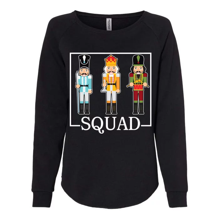 Nutcracker Squad Funny Christmas Womens California Wash Sweatshirt