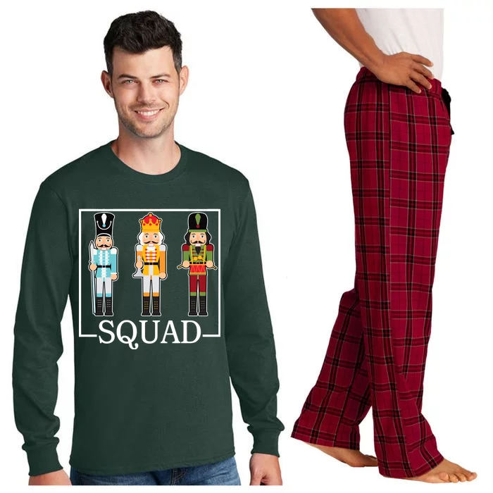 Nutcracker Squad Funny Christmas Long Sleeve Pajama Set