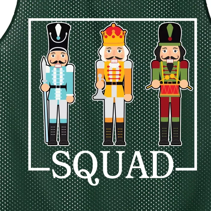 Nutcracker Squad Funny Christmas Mesh Reversible Basketball Jersey Tank