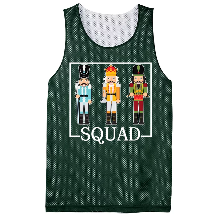 Nutcracker Squad Funny Christmas Mesh Reversible Basketball Jersey Tank