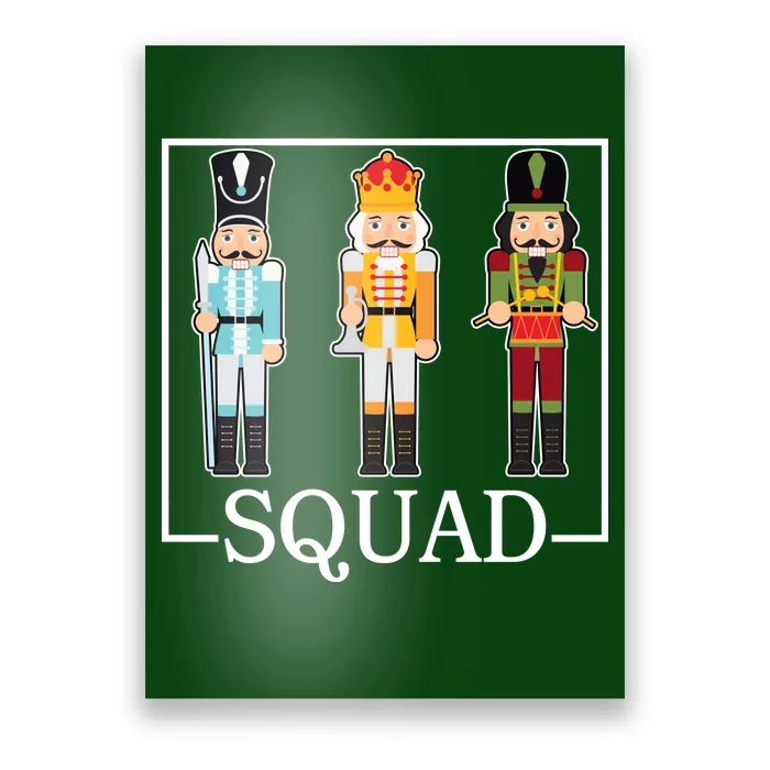 Nutcracker Squad Funny Christmas Poster