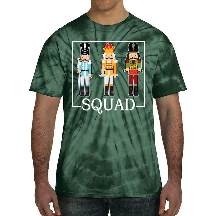 Nutcracker Squad Funny Christmas Tie-Dye T-Shirt